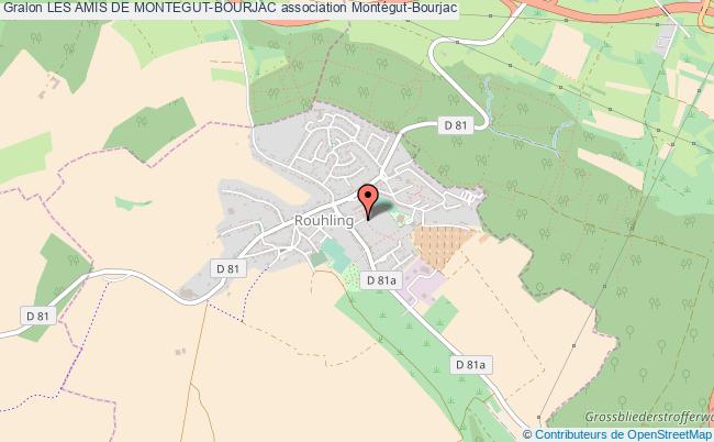 plan association Les Amis De Montegut-bourjac Montégut-Bourjac