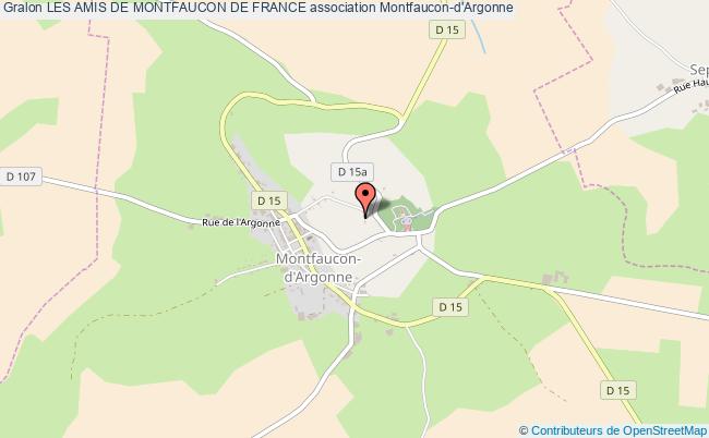 plan association Les Amis De Montfaucon De France Montfaucon-d'Argonne