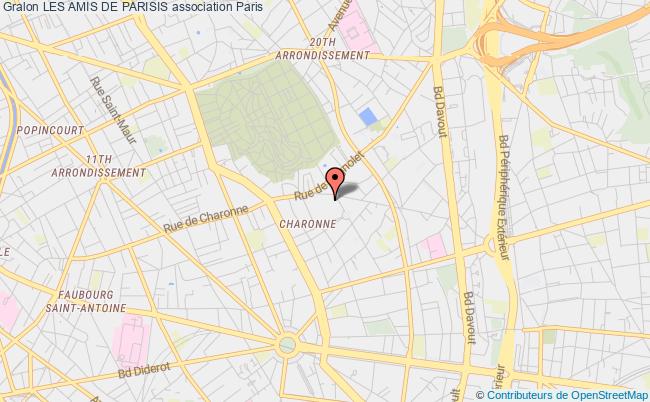 plan association Les Amis De Parisis PARIS