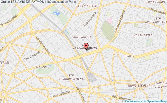 plan association Les Amis De Patmos 1180 Paris