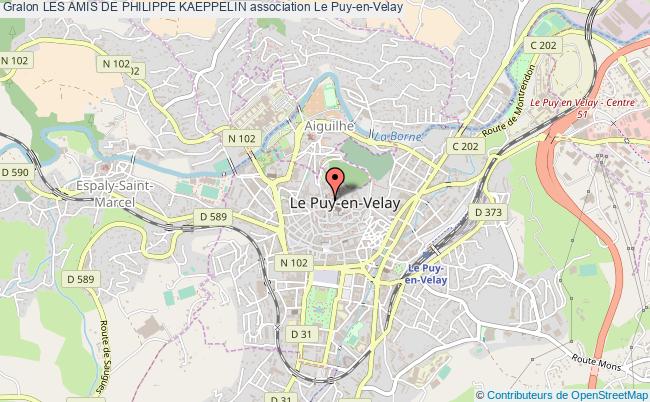 plan association Les Amis De Philippe Kaeppelin Le Puy-en-Velay