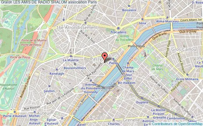 plan association Les Amis De Radio Shalom Paris