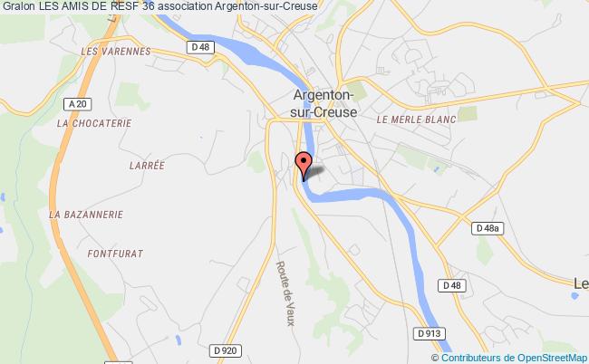 plan association Les Amis De Resf 36 Argenton-sur-Creuse