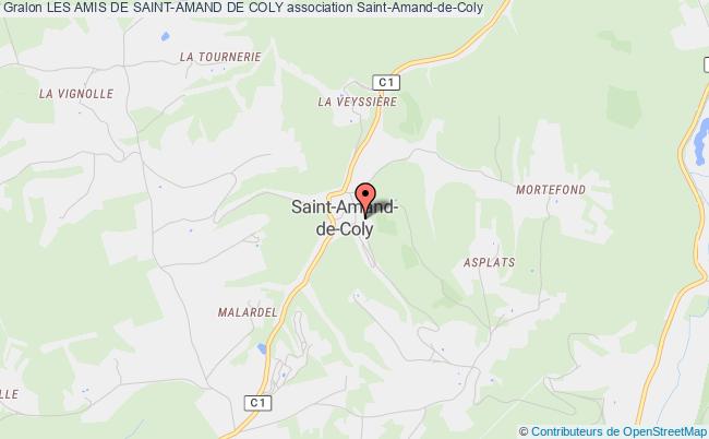 plan association Les Amis De Saint-amand De Coly Saint-Amand-de-Coly