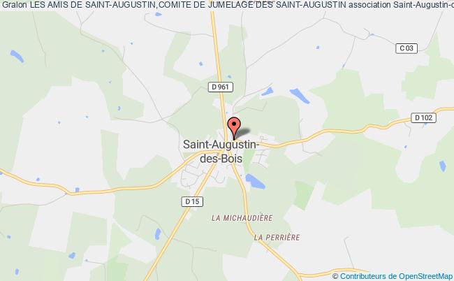 plan association Les Amis De Saint-augustin,comite De Jumelage Des Saint-augustin Saint-Augustin-des-Bois