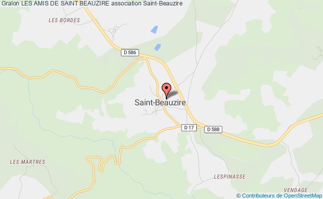 plan association Les Amis De Saint Beauzire Saint-Beauzire