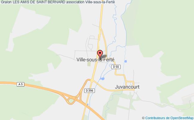 plan association Les Amis De Saint Bernard Ville-sous-la-Ferté