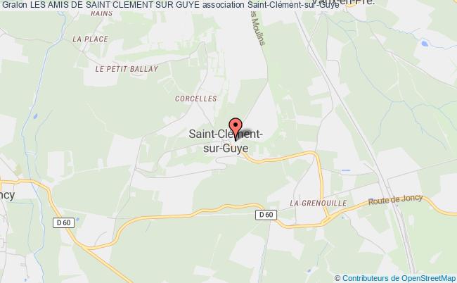 plan association Les Amis De Saint Clement Sur Guye Saint-Clément-sur-Guye