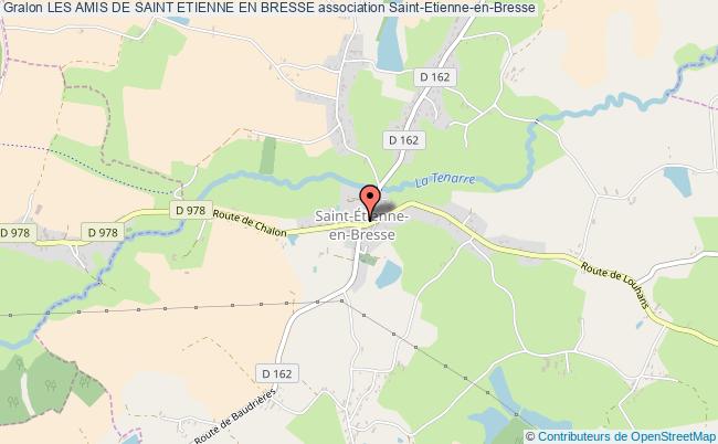 plan association Les Amis De Saint Etienne En Bresse Saint-Étienne-en-Bresse
