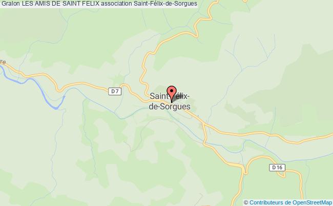 plan association Les Amis De Saint Felix Saint-Félix-de-Sorgues
