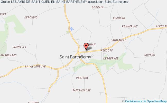 plan association Les Amis De Saint-guen En Saint-barthelemy Saint-Barthélemy