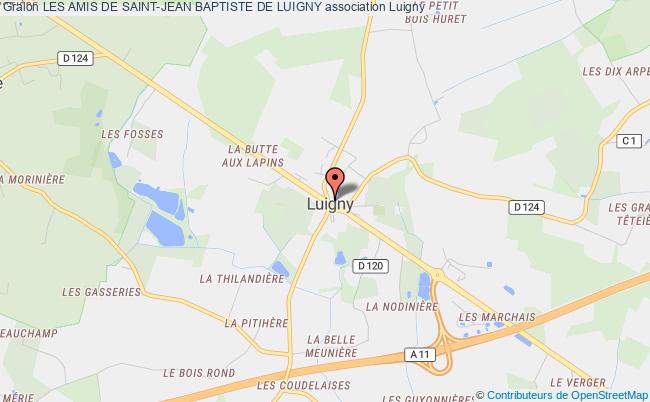 plan association Les Amis De Saint-jean Baptiste De Luigny Luigny