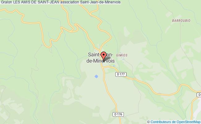 plan association Les Amis De Saint-jean Saint-Jean-de-Minervois