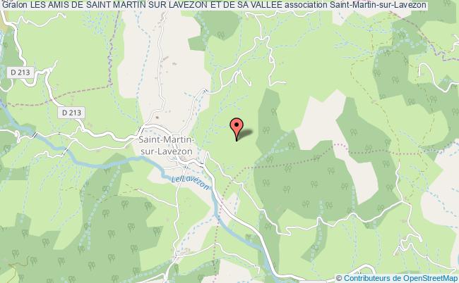 plan association Les Amis De Saint Martin Sur Lavezon Et De Sa Vallee Saint-Martin-sur-Lavezon