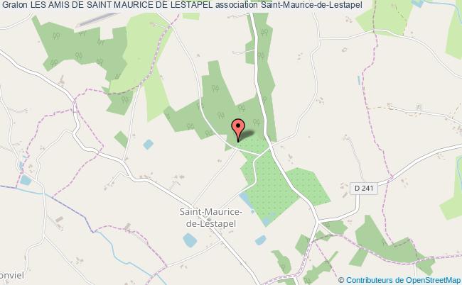 plan association Les Amis De Saint Maurice De Lestapel Saint-Maurice-de-Lestapel