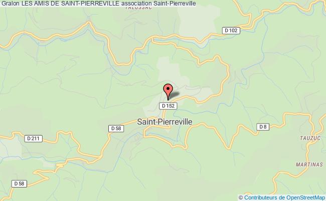 plan association Les Amis De Saint-pierreville Saint-Pierreville