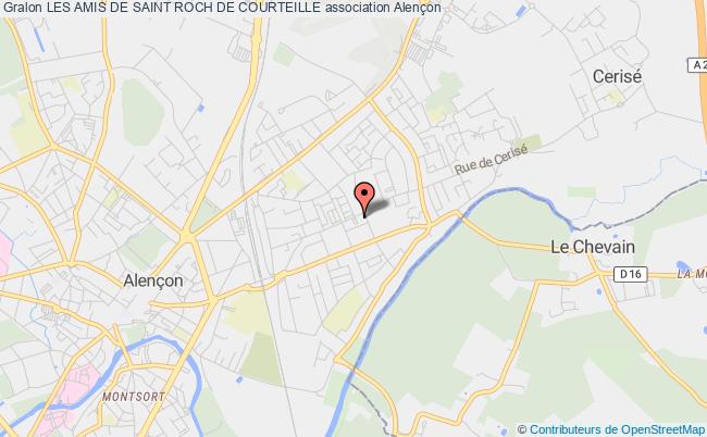 plan association Les Amis De Saint Roch De Courteille 