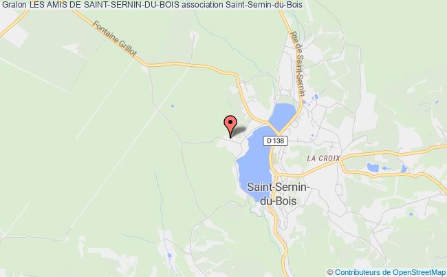 plan association Les Amis De Saint-sernin-du-bois Saint-Sernin-du-Bois