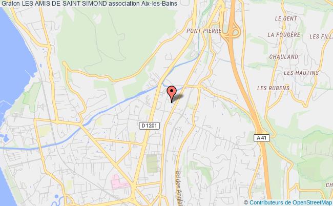 plan association Les Amis De Saint Simond Aix-les-Bains