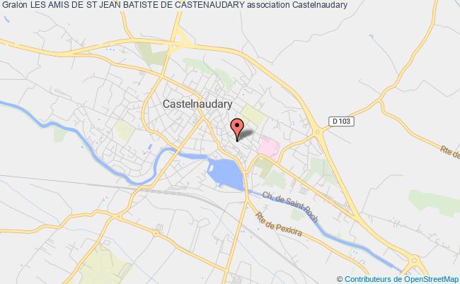 plan association Les Amis De St Jean Batiste De Castenaudary Castelnaudary