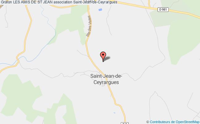 plan association Les Amis De St Jean Saint-Jean-de-Ceyrargues