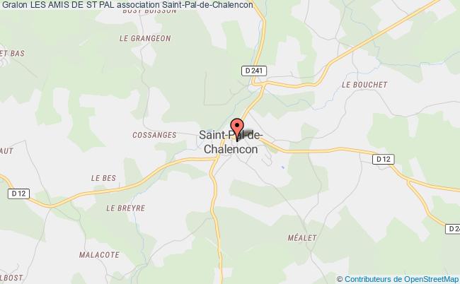 plan association Les Amis De St Pal Saint-Pal-de-Chalencon