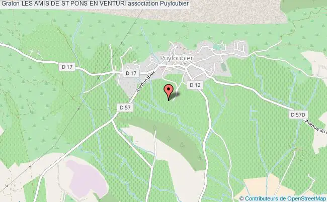 plan association Les Amis De St Pons En Venturi Puyloubier