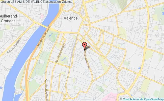 plan association Les Amis De Valence Valence
