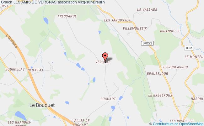 plan association Les Amis De Vergnas Vicq-sur-Breuilh