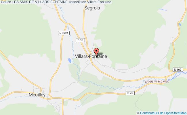 plan association Les Amis De Villars-fontaine Villars-Fontaine