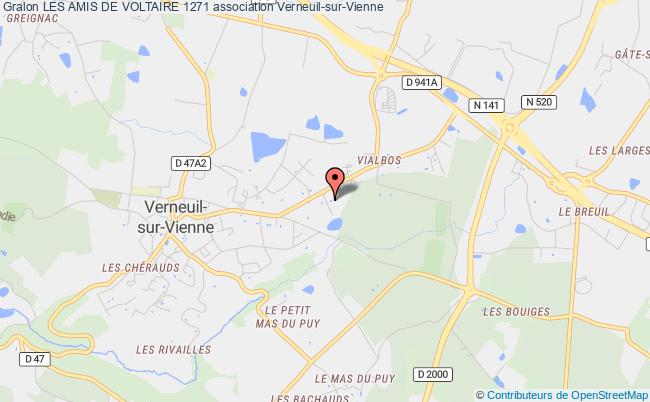 plan association Les Amis De Voltaire 1271 Verneuil-sur-Vienne