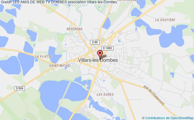 plan association Les Amis De Web Tv Dombes Villars-les-Dombes