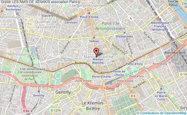 plan association Les Amis De Xenakis Paris