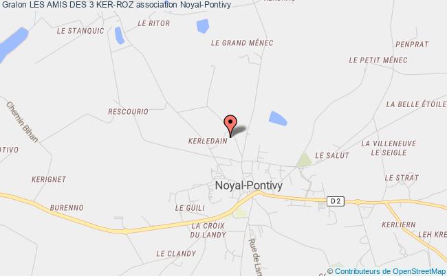 plan association Les Amis Des 3 Ker-roz Noyal-Pontivy