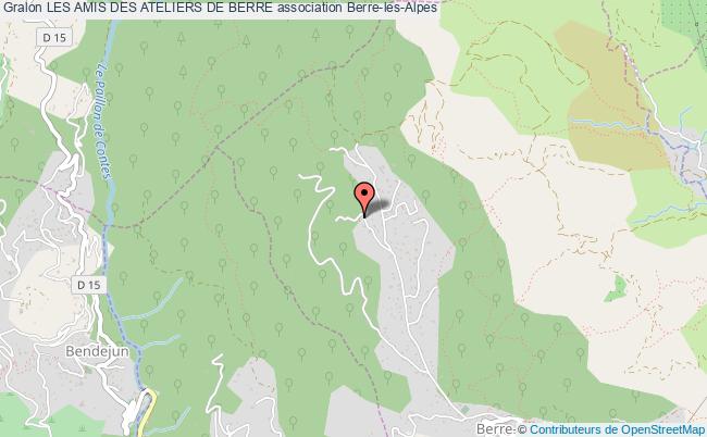 plan association Les Amis Des Ateliers De Berre Berre-les-Alpes