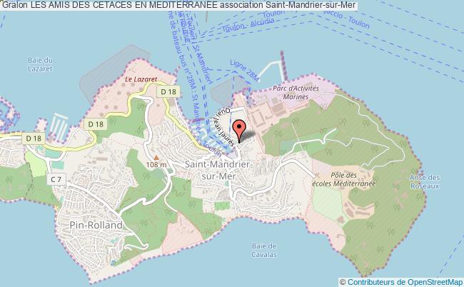 plan association Les Amis Des Cetaces En Mediterranee Saint-Mandrier-sur-Mer