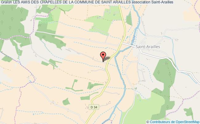plan association Les Amis Des Chapelles De La Commune De Saint Arailles Saint-Arailles