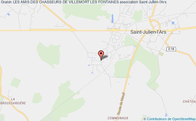 plan association Les Amis Des Chasseurs De Villemort Les Fontaines Saint-Julien-l'Ars