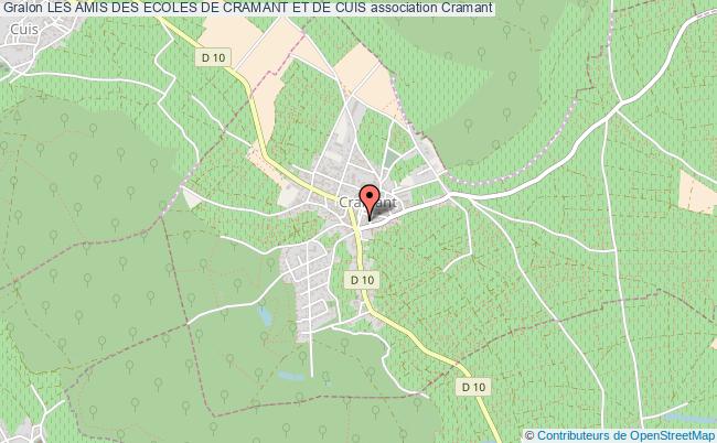 plan association Les Amis Des Ecoles De Cramant Et De Cuis Cramant