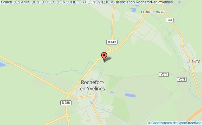 plan association Les Amis Des Ecoles De Rochefort Longvilliers Rochefort-en-Yvelines