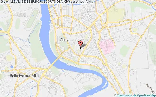 plan association Les Amis Des Europa Scouts De Vichy Vichy