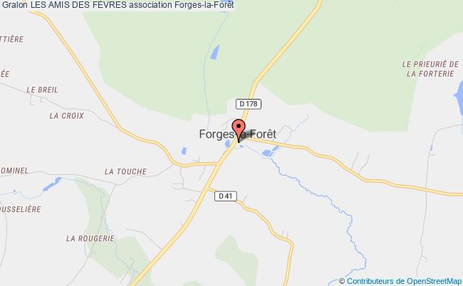 plan association Les Amis Des FÈvres Forges-la-Forêt
