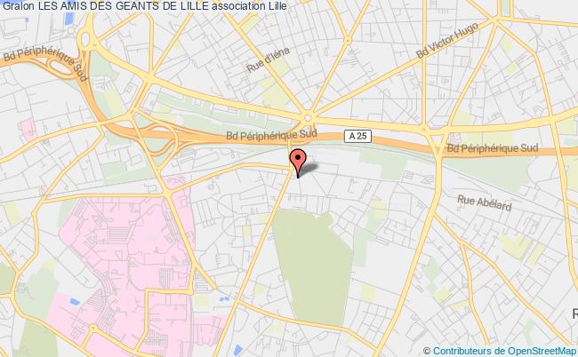 plan association Les Amis Des Geants De Lille Lille