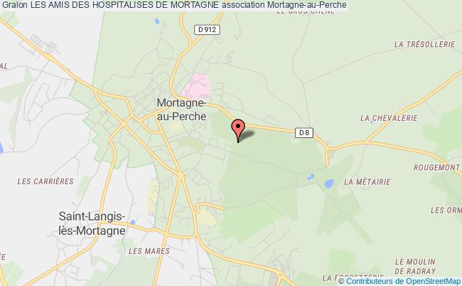plan association Les Amis Des Hospitalises De Mortagne Mortagne-au-Perche