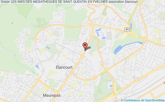 plan association Les Amis Des Mediatheques De Saint Quentin En Yvelines Élancourt