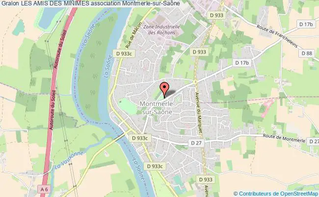 plan association Les Amis Des Minimes Montmerle-sur-Saône