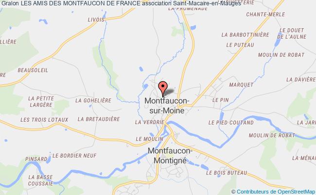 plan association Les Amis Des Montfaucon De France Sèvremoine