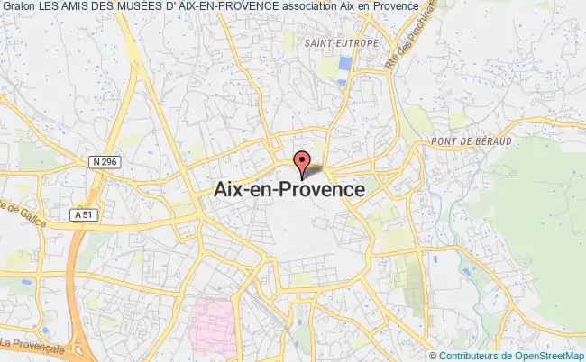 plan association Les Amis Des MusÉes D' Aix-en-provence Aix-en-Provence