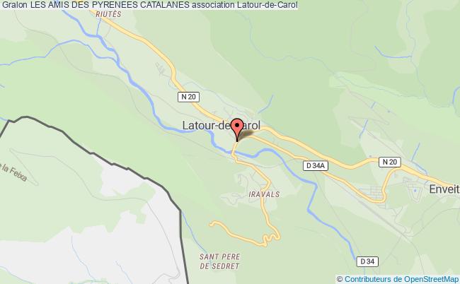 plan association Les Amis Des Pyrenees Catalanes Latour-de-Carol