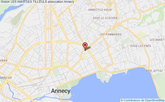 plan association Les Amis Des Tilleuls Annecy